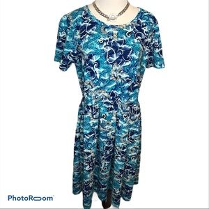 Lularoe Like New Amelia Dress 3X
